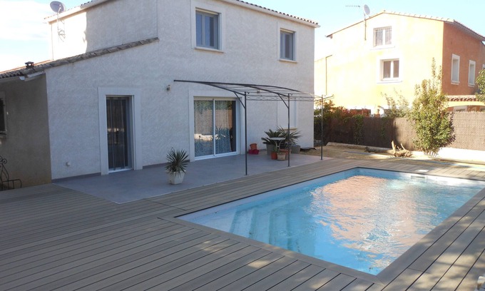 Saint-Christol House | Serene Poolside Retreat with Ocean Views and Spa