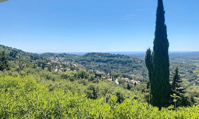 Magagnosc House | Quiet house with exceptional view near Grasse, Nice, Cannes, Antibes, Verdon