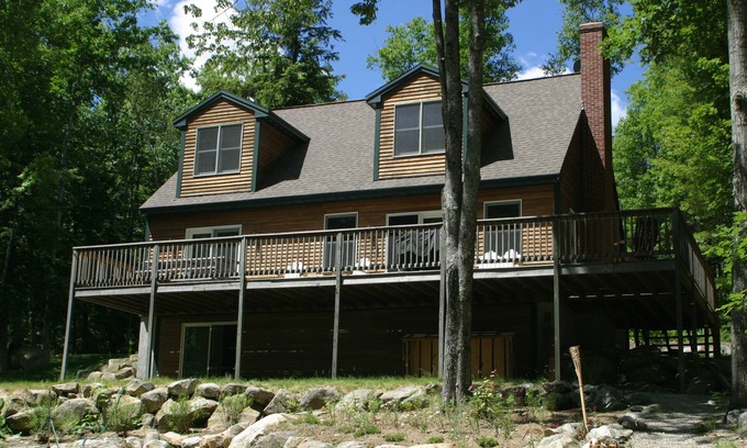 North Bridgton Cabin | Serene Lakeside Camp in Maine with Dock and Pet-Friendly Options