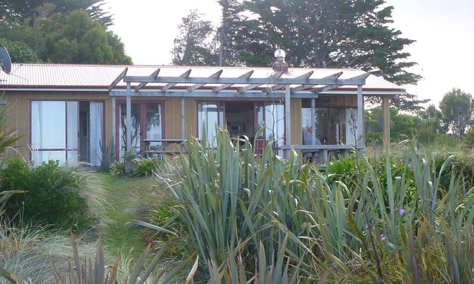 Pakawau House | Beachfront Retreat in Pakawau with Ocean Views & Kids' Amenities