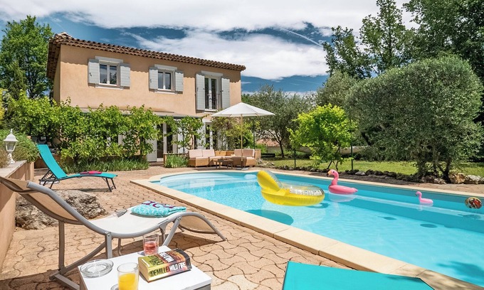 Saint-Paul-en-Foret Villa | Serene Provence Villa with Private Pool & Ocean View