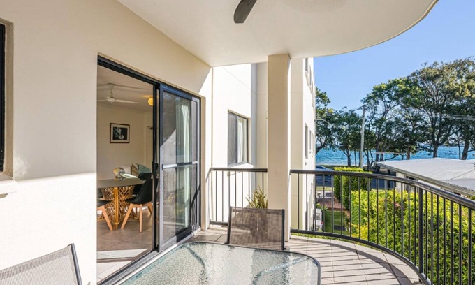 Bongaree Apartment | Peaceful Retreat with Ocean View & Family-Friendly Amenities