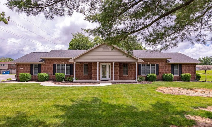 Hemlock House | Serene Ranch Home with Pool & Spa near Downtown Kokomo