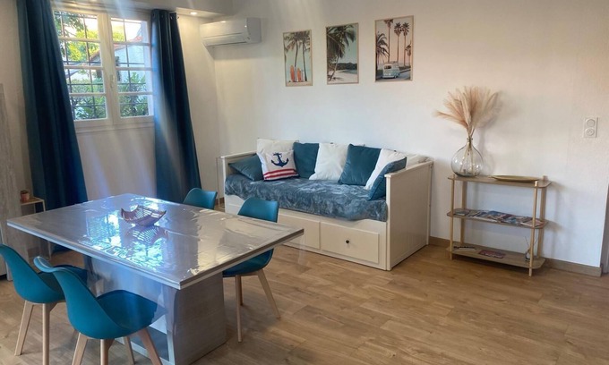 Elne Apartment | 🌞 Quiet T2 with terrace & garden - Beaches 10 min away, top comfort! 🌴