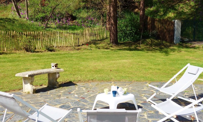 Neufchatel-Hardelot Villa | Tranquil Forest Villa with Spa and Oceanfront Views