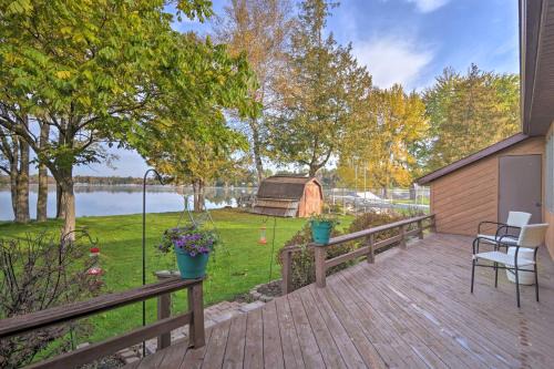 West Branch House | Inviting Lake George House with BBQ and Fire Pit Retreat