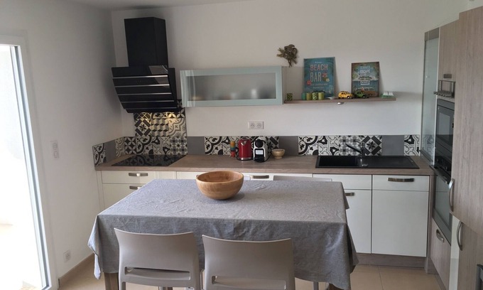 Biscarrosse Plage Apartment | Oceanfront Résidence Palombaggia with Terrace and Spa