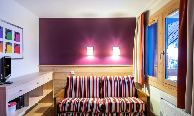 Plagne 1800 Apartment | Budget-Friendly Studio at Résidence Plagne Lauze - Pet Friendly