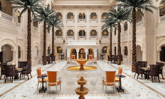 Amer Hotel | Elegant Retreat at Raffles Jaipur with Pool and Spa