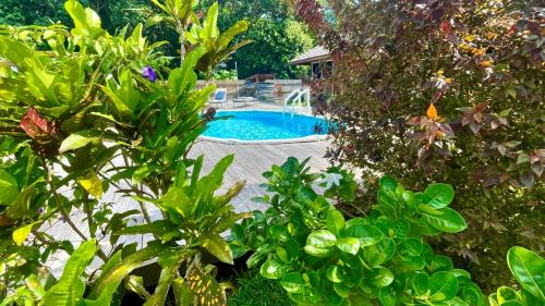 Uturoa House | Orion Pool Bungalow with Ocean Views in Raiatea