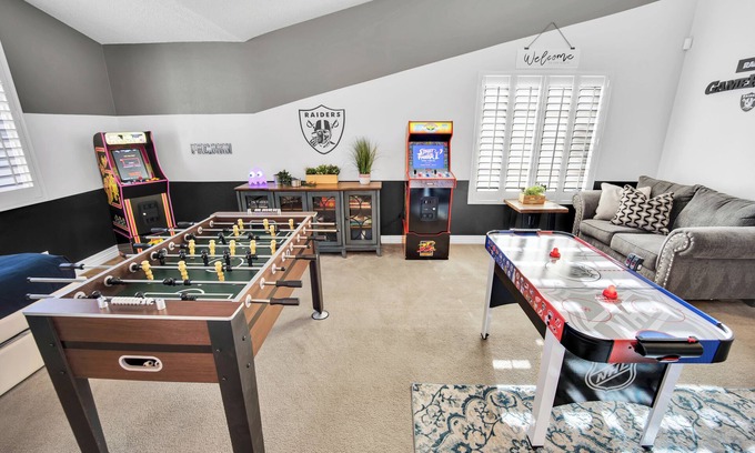 Green Valley North House | Ultimate Game Room & Automated King Bed Near the Strip