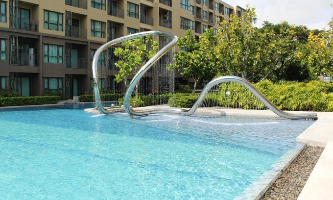 Cha-am Apartment | Beachfront Bliss at Rain ChaAm-HuaHin - Rated 9/10 by Guests