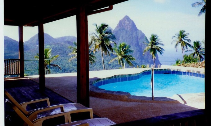 Palmiste Villa | Relax at Rainbow Heights Villa with Pool & Nature Views