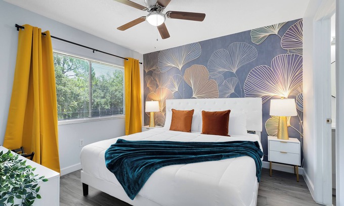 Titusville Apartment | *Rainforest Realm* *NASA*, Pool, BBQ, Gym, & Patio