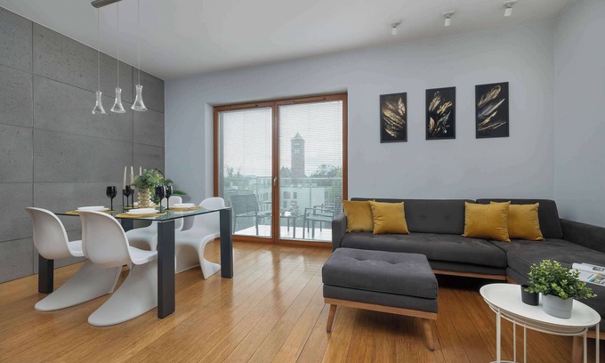 Warszawskie Apartment | Rakowicka 20A Krakow Stylish Apartment Parking A C
