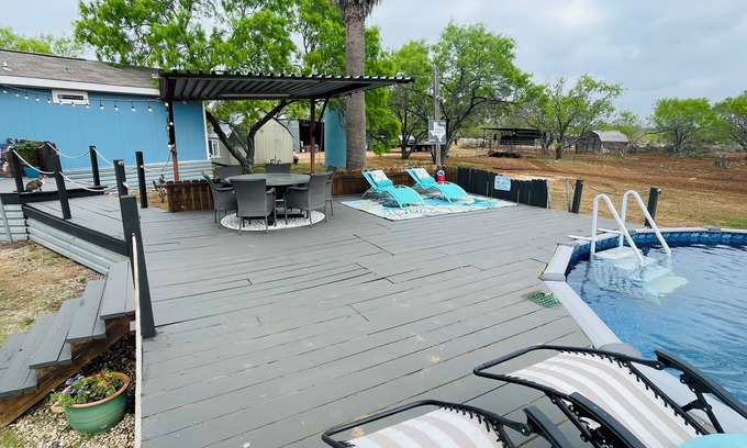 Pleasanton House | Relaxing Country House with Pool and Gated Entrance