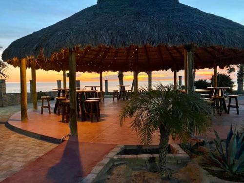 Segunda Seccion House | Beachfront Rancho Percebu Studio: Family-Friendly Retreat