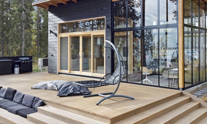 Pihtipudas House | Experience Rantarovio: Lake View Retreat with Spa & Breakfast