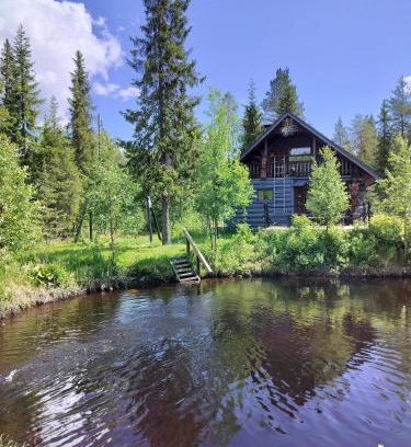 Yllasjarvi Apartment | Stylish Rapula: 1 Bedroom Apartment with Loft Space