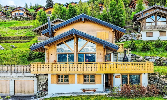Saint-Pierre-de-Clages House | Guest Rated: Ratatouille by Interhome with Lake View & Spa