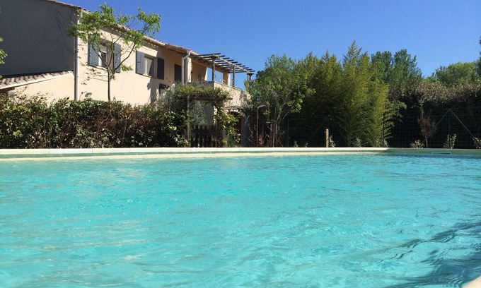 Aubignan Villa | 4-Star Meublé Tourisme: Pool & Garden with Mont Ventoux Views