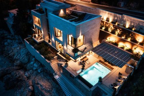 Stikovica Villa | Exquisite Stikovica Villa: Oceanfront Pool & Scenic Views