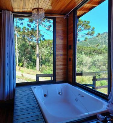Urubici Cabin | Pet-Friendly Retreat at Recanto do Ipê with Hot Tub