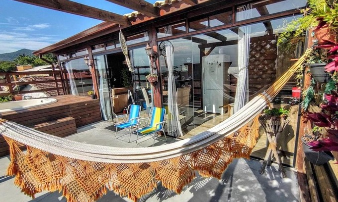 Florianopolis House | Inviting Recanto do Pôr do Sol with Ocean View & Spa