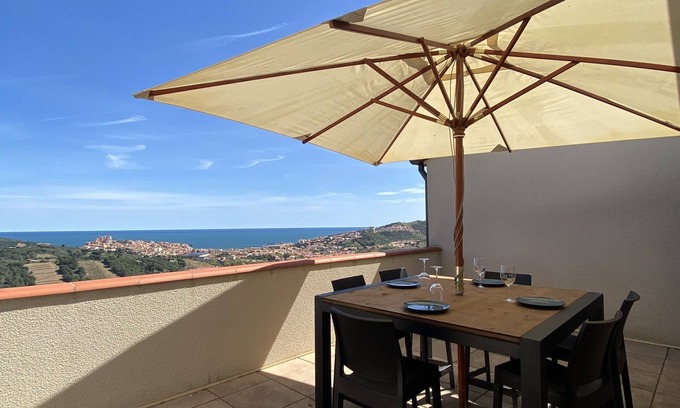 Banyuls-sur-Mer House | Elevate Your Stay: 6/8 Person House with Sea View