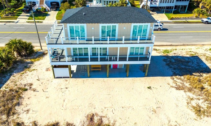 Edisto Island House | New Oceanfront 4BR Home with Lift & Ideal Family Amenities