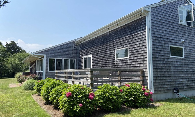 Orleans House | Inviting East Orleans Retreat with Ocean View & Spa