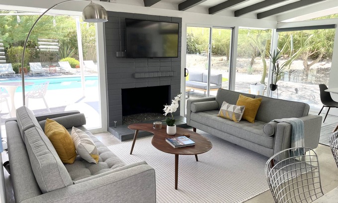 Magnesia Falls Cove House | Modern Mid Century Retreat with Pool and Spa in the Desert