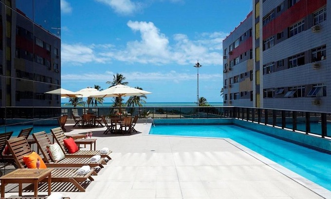 Pina Apartment | Beachfront Bliss at Recife Flats Beach Class Internacional