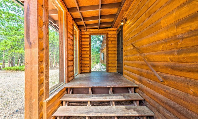 Red Feather Lakes Cabin | Inviting Red Feather Lakes Cabin with Wraparound Deck