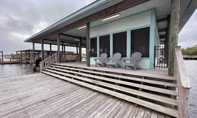 Hackberry Apartment | Experience Reel Fishin' at The Pier Camp: Family-Friendly Fun