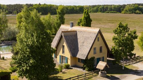 Krienke House | Relax at Reetdachhaus Kranich: Pet-Friendly Retreat