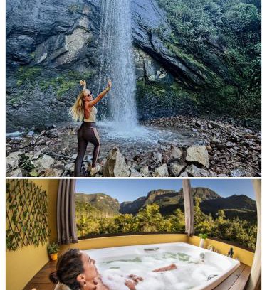 Praia Grande House | Eco-Friendly Retreat at Refúgio Ecológico Pedra Afiada