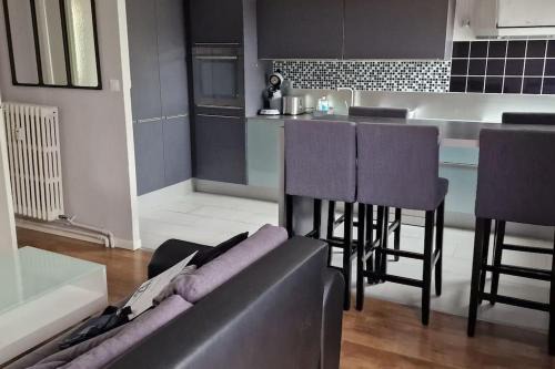 Saint-Lo Apartment | Chic Urban Retreat with Balcony for Families