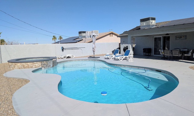 Lake Havasu City House | Experience Private Pool Bliss with Ocean Views & Top Amenities