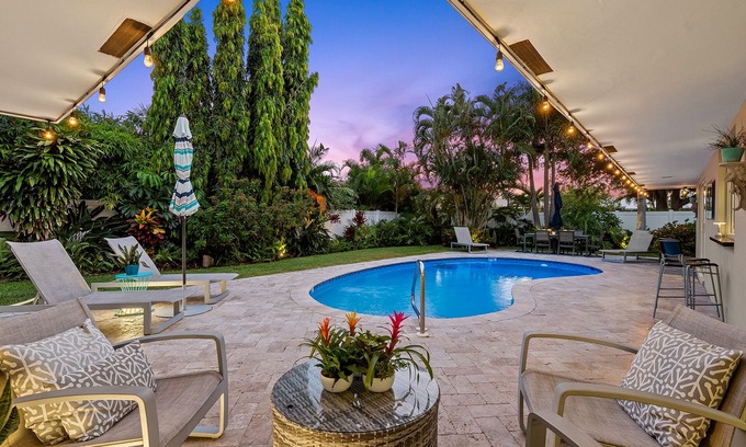 Imperial Point House | Experience Serenity Place: Modern Home with Pool & Ocean Views