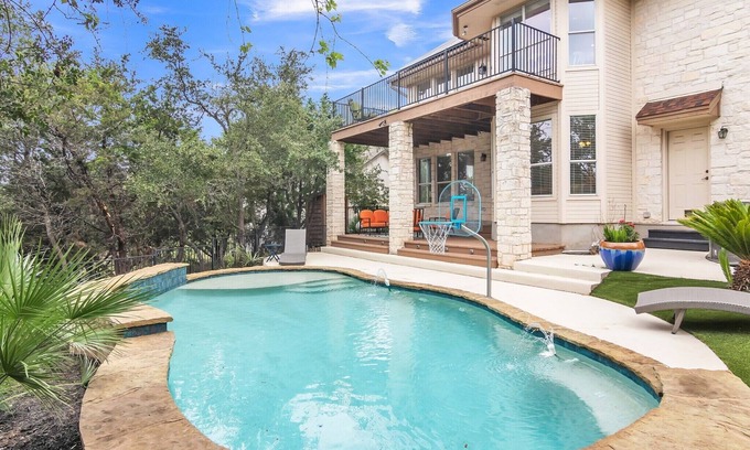 Travis Landing House | Family-Friendly Retreat Near Lake Travis with Pool & Views
