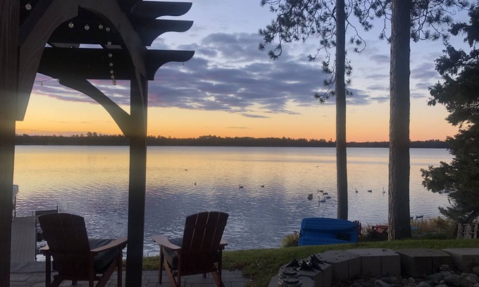 Chickamaw Beach Cabin | Tranquil Lakefront Cabin with Pool & Kitchen, Rated 9.8