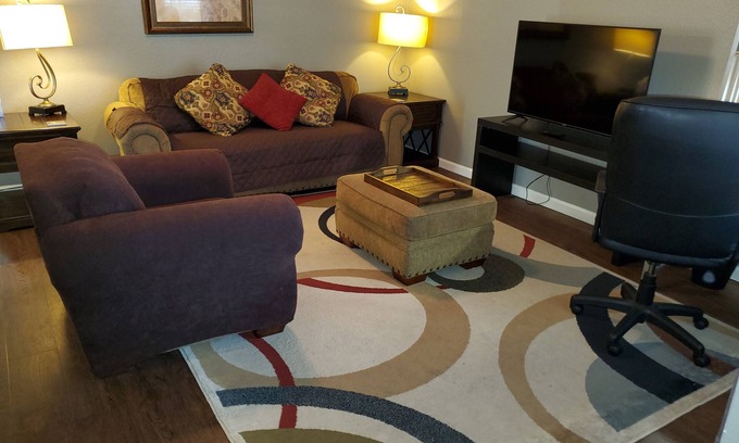 Village At Walnut Creek House | Relax in Walnut Creek Home: Pet-Friendly Retreat with Spa