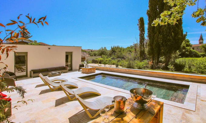 Vagnas House | Unwind in an Idyllic Vacation Home with Pool & Spa