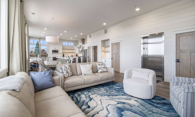 Ludington Condo | Family-Friendly Suite with Game Room and Oceanfront Views