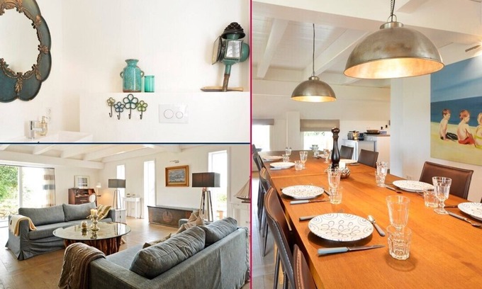 Midlum House | Oceanfront Reethus Dörpsend House with Pool & Spa Access