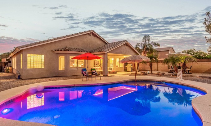 Chandler House | Inviting Chandler Pool Home with Game Room & Pet-Friendly
