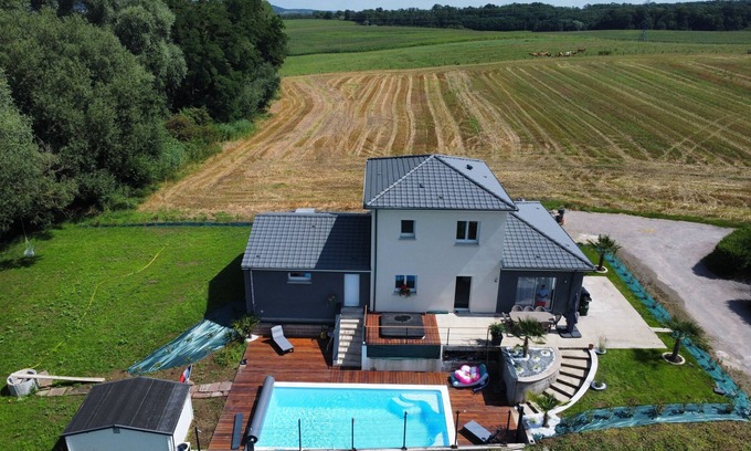 Flainval Villa | Relaxing modern villa FLAINVAL fully equipped 3bed 8p.