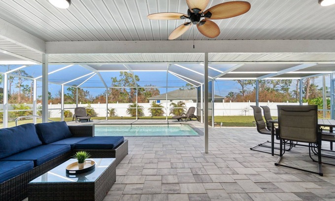 Englewood East House | Inviting Home with Pool, Ocean View & Steps to the Beach