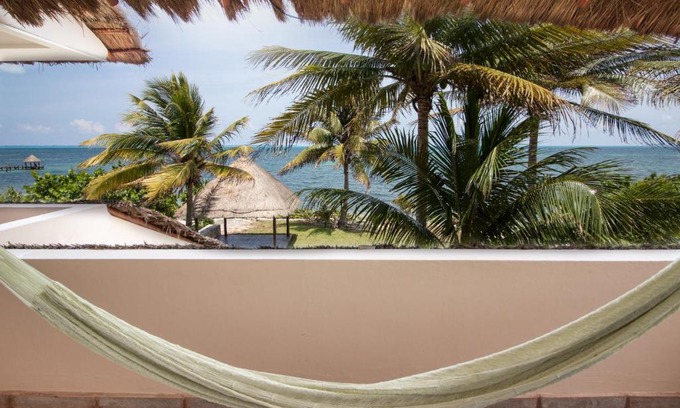Puerto Juarez Villa | Serene Oceanfront Villa - CASA EL MECO with Private Beach